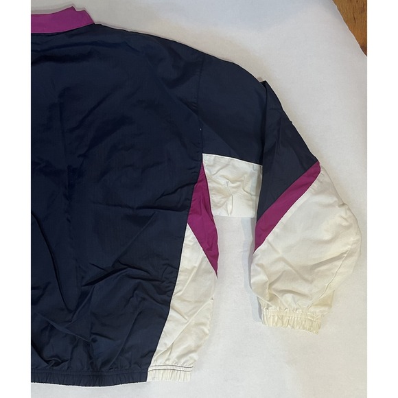 Vintage Windbreaker Wilson Jacket Zip Up Track Coat Women's Medium - Picture 12 of 16
